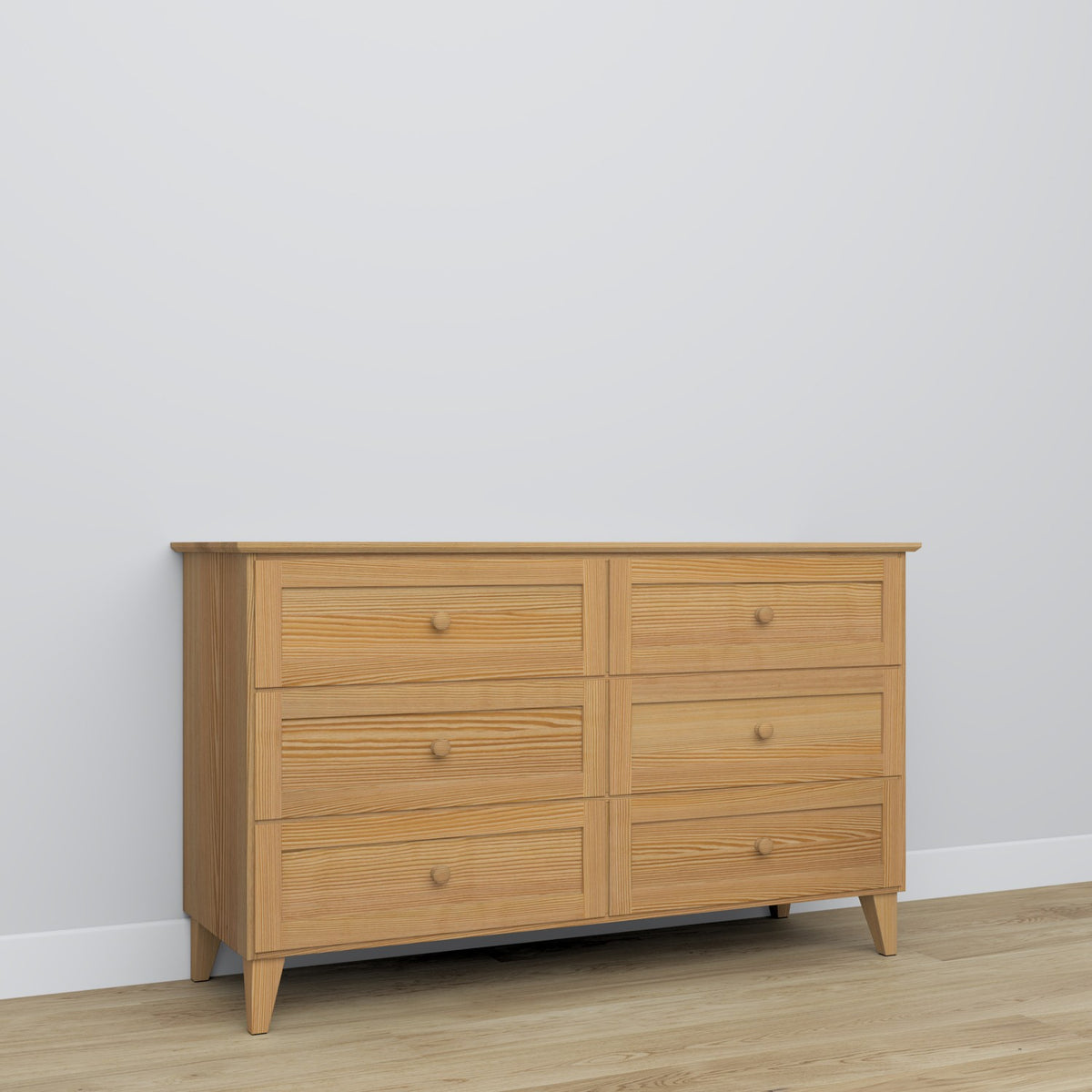 Sosnowa komoda 6S 154 Scandi sosna naturalna