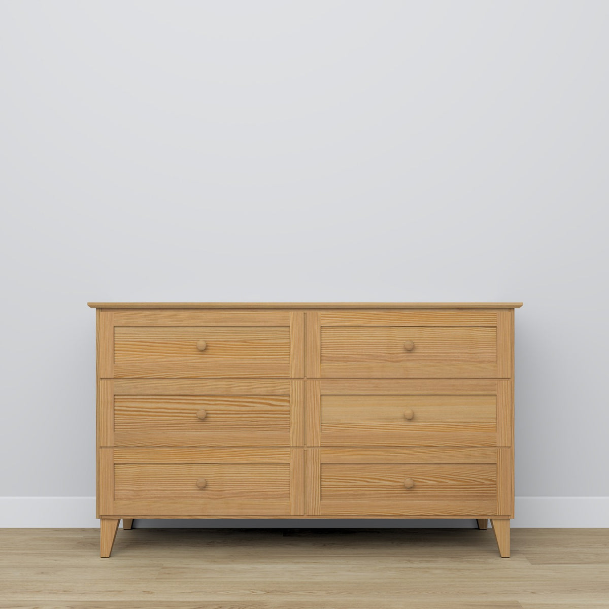 Sosnowa komoda 6S 154 Scandi sosna naturalna