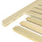 Grey Wooden Loft Bed – Slatted Frame, Side View