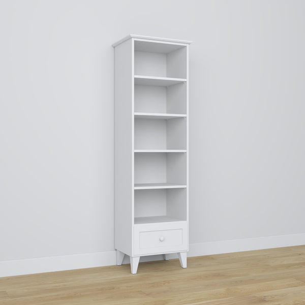 Wooden shelf 1S 57 Scandi white