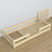 Low Bed Clear Pine Wooden – Dimensions and Diagram, Nizio