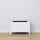 Wooden chest Scandi white