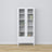display cabinet 1S 90 Scandi wooden in custom RAL/NCS color – solid wood, Nizio