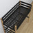 Black and Oak Wooden Loft Bed – Ladder and Joint Details, Nizio Home