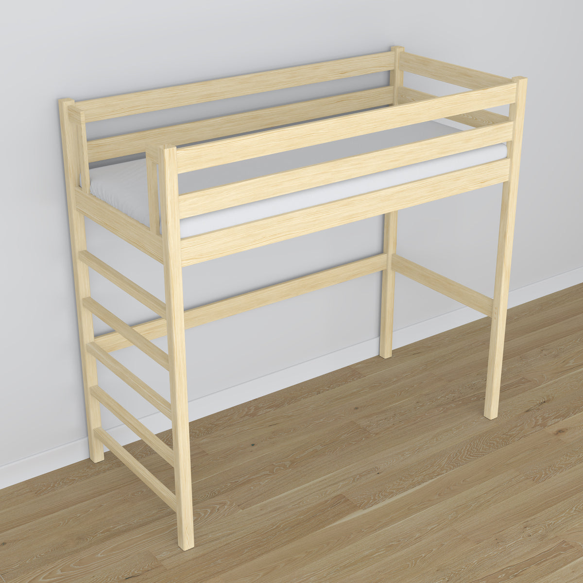 Nizio pine slatted base for loft bed – durable support base