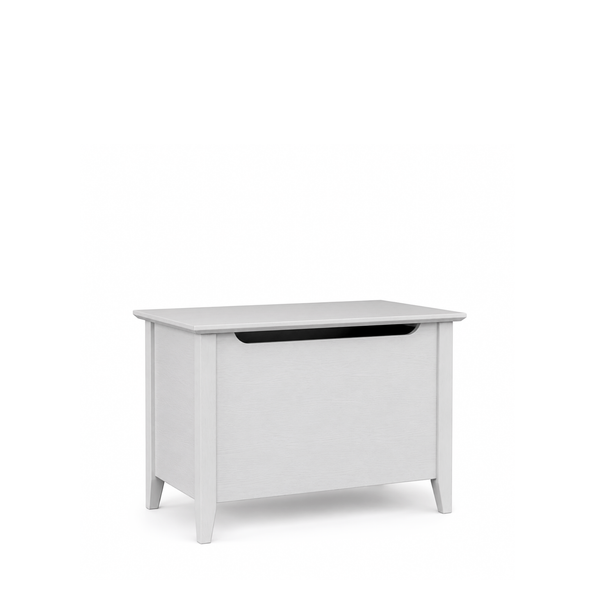 Drewniany kufer Scandi popielaty