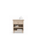 Oak bedside table 1S N02 Scandi oak bleached