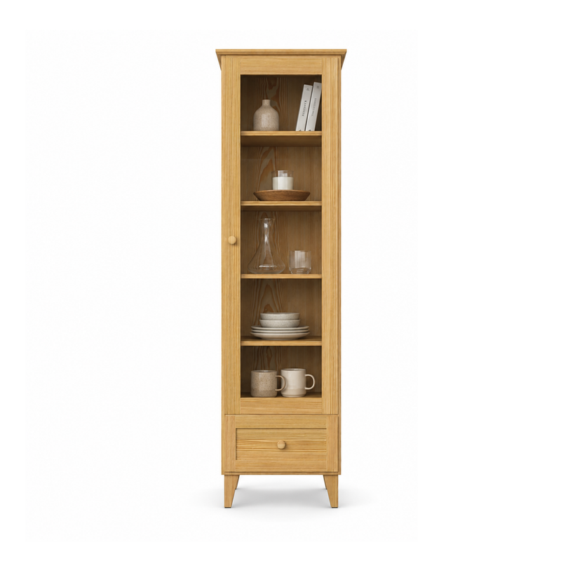 Sosnowa witryna 1S 57 Scandi sosna naturalna